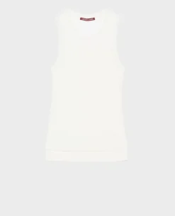Tops|Comptoir des Cotonniers Debardeur En Coton Melange 0007 White