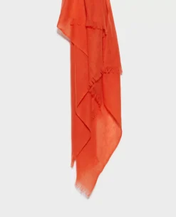 Foulards & Echarpes|Comptoir des Cotonniers Echarpe En Cachemire 0250 Tiger Lily Orange