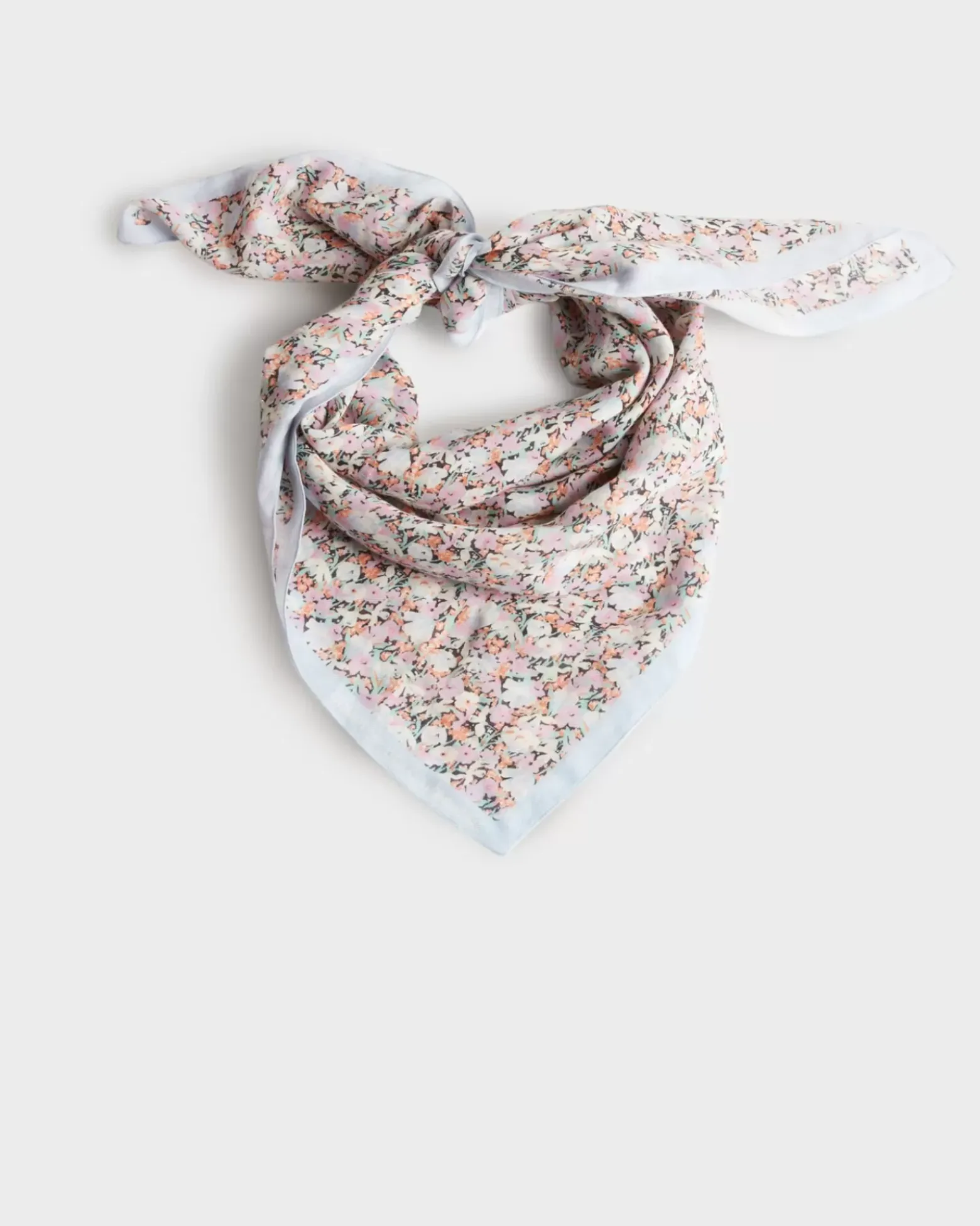 Foulards & Echarpes|Comptoir des Cotonniers Foulard En Coton Melange 0110 Champs Fleuris Pink