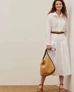 Jupes & Shorts|Comptoir des Cotonniers Jupe Longue En Coton 0007 White