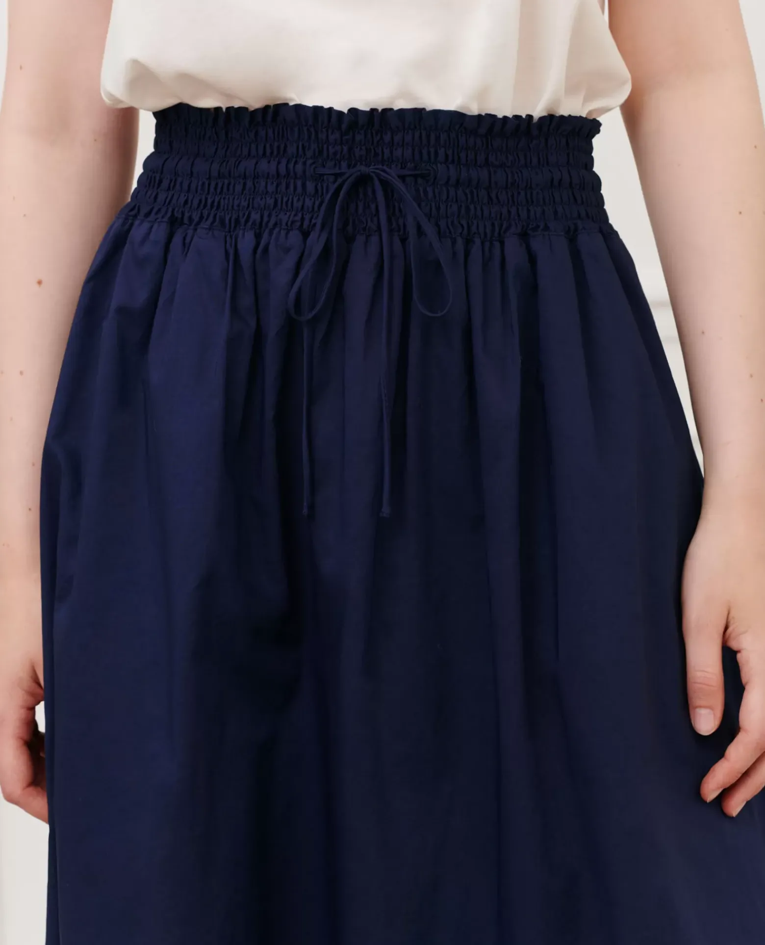 Jupes & Shorts|Comptoir des Cotonniers Jupe Longue En Coton 68 Blue