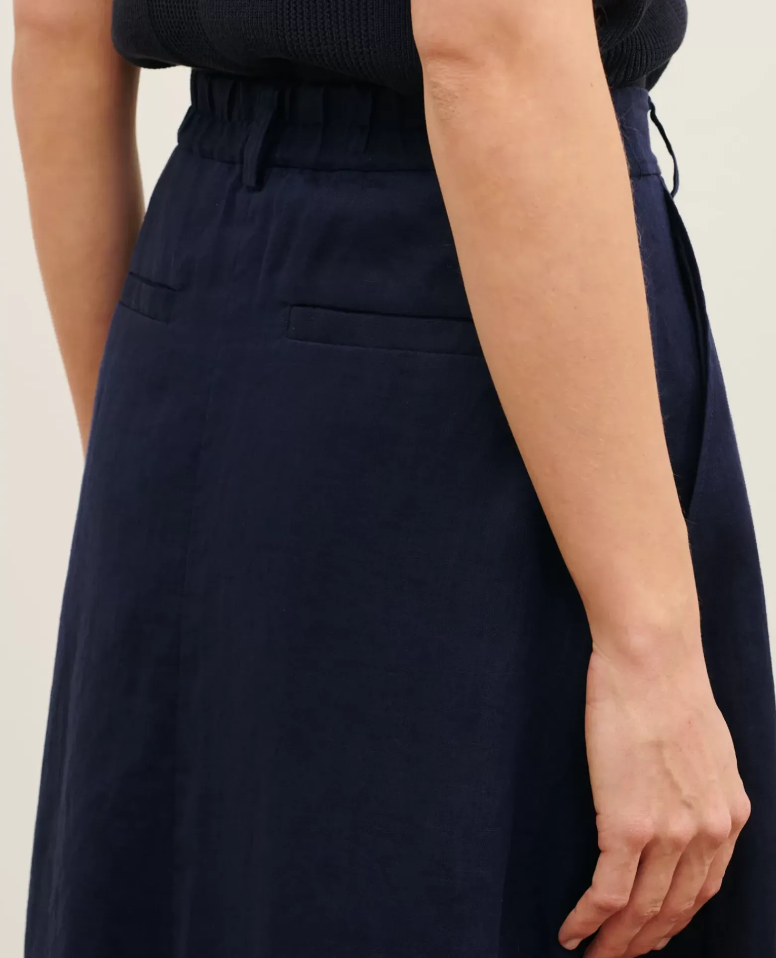 Jupes & Shorts|Comptoir des Cotonniers Jupe Longue En Lin 68 Blue