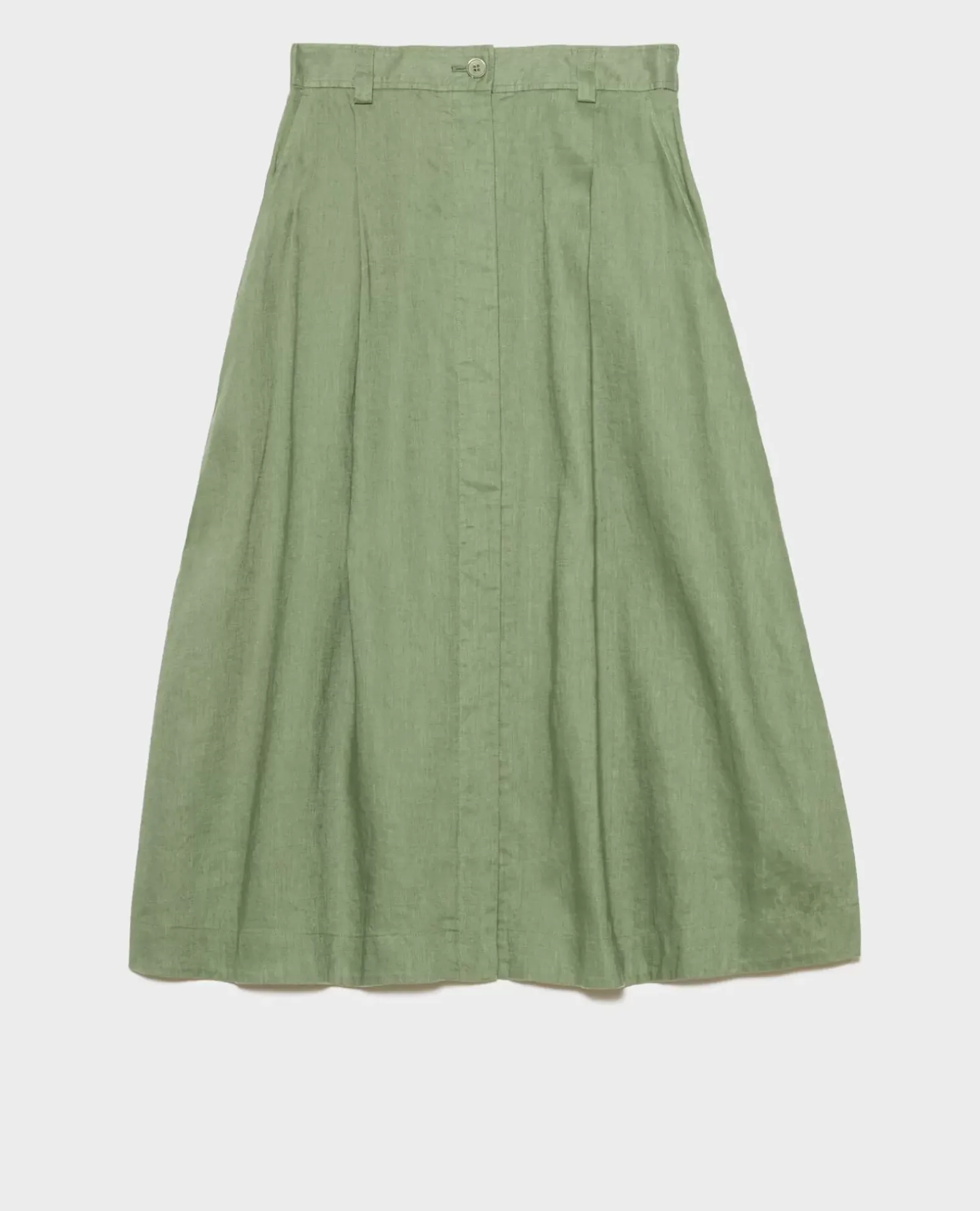 Jupes & Shorts|Comptoir des Cotonniers Jupe Longue En Lin 52 Green