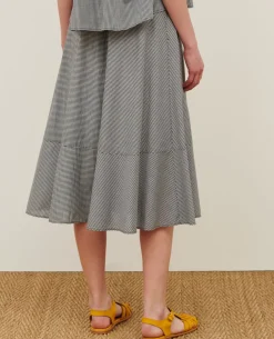 Jupes & Shorts|Comptoir des Cotonniers Jupon En Voile De Coton 7073 88_Vichy