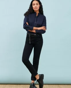 Jeans|Comptoir des Cotonniers Lili - Slim - Jean En Coton 4216 Black_Beauty
