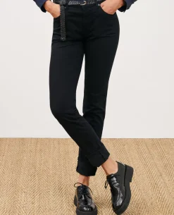 Jeans|Comptoir des Cotonniers Lili - Slim - Jean En Coton 4216 Black_Beauty