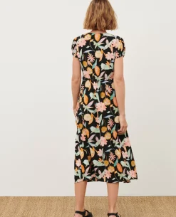 Robes|Comptoir des Cotonniers Ludivine - Robe Longue 0909 Black Aubepine