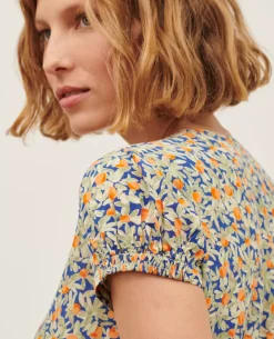Robes|Comptoir des Cotonniers Ludivine - Robe Longue 0661 Zest Blue