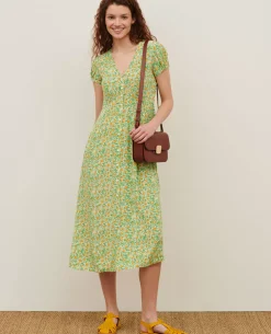 Robes|Comptoir des Cotonniers Ludivine - Robe Longue 0420 Zest Yellow