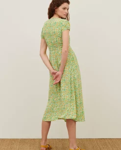 Robes|Comptoir des Cotonniers Ludivine - Robe Longue 0420 Zest Yellow