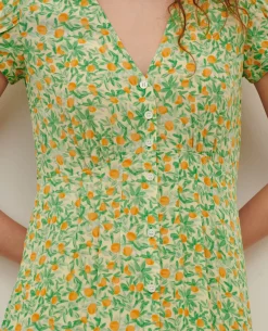 Robes|Comptoir des Cotonniers Ludivine - Robe Longue 0420 Zest Yellow