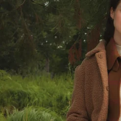 Vestes & Trenchs|Comptoir des Cotonniers Manteau Long En Laine Melangee 8849 31 Beige