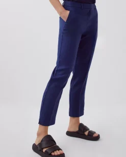 Pantalons|Comptoir des Cotonniers Marguerite - Pantalon Cigarette 0643 Medieval Blue