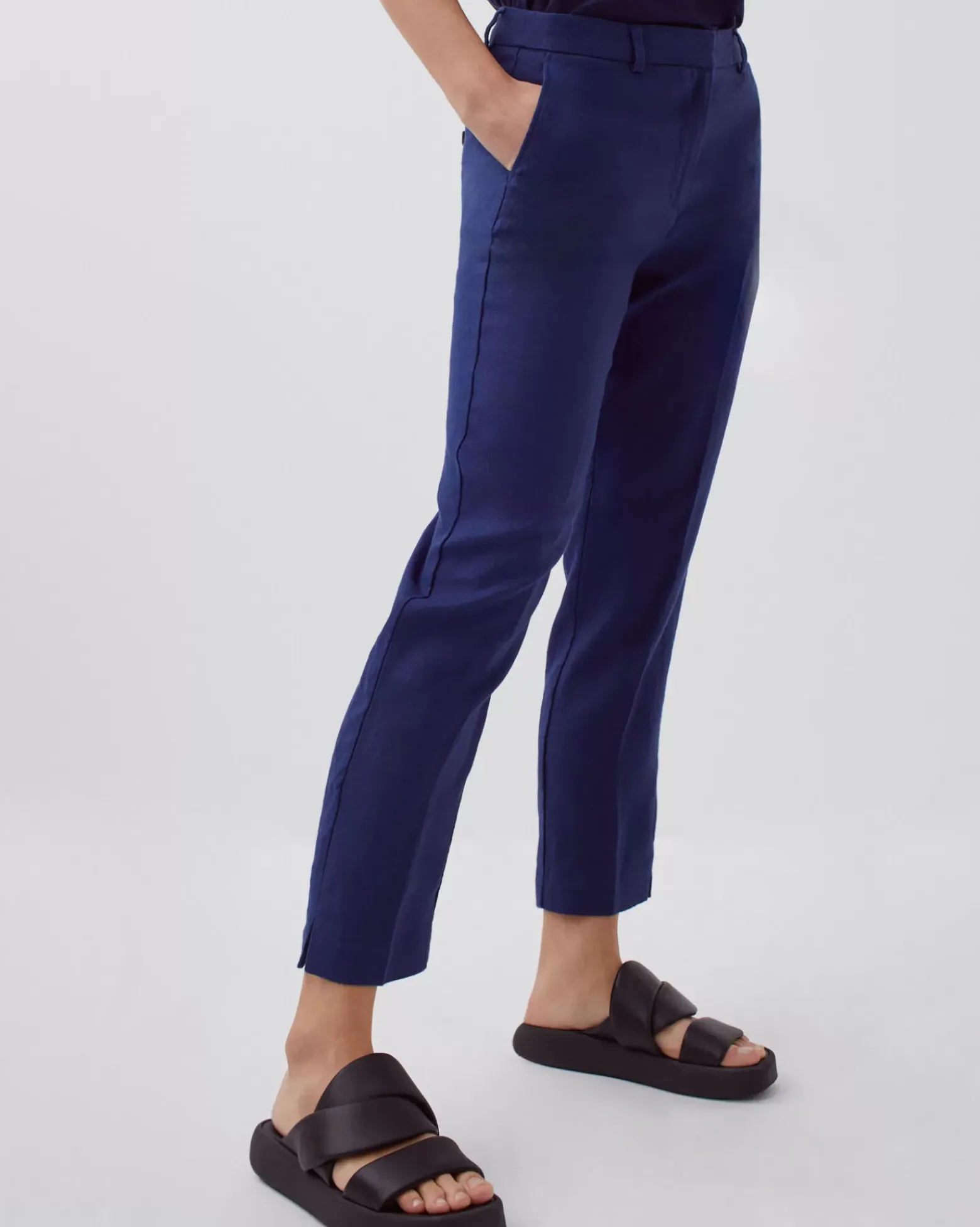 Pantalons|Comptoir des Cotonniers Marguerite - Pantalon Cigarette 0643 Medieval Blue