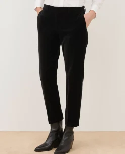 Pantalons|Comptoir des Cotonniers Marguerite - Pantalon Cigarette 4216 Black_Beauty