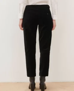 Pantalons|Comptoir des Cotonniers Marguerite - Pantalon Cigarette 4216 Black_Beauty