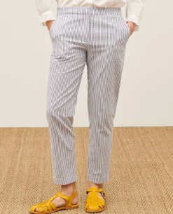 Pantalons|Comptoir des Cotonniers Marguerite - Pantalon Cigarette Str Navy