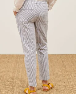 Pantalons|Comptoir des Cotonniers Marguerite - Pantalon Cigarette Str Navy