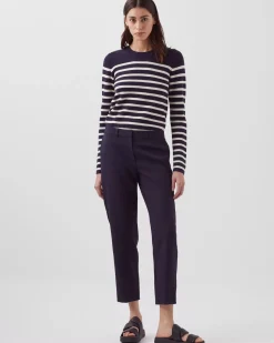 Pantalons|Comptoir des Cotonniers Marguerite - Pantalon Cigarette 7012C 69 Navy