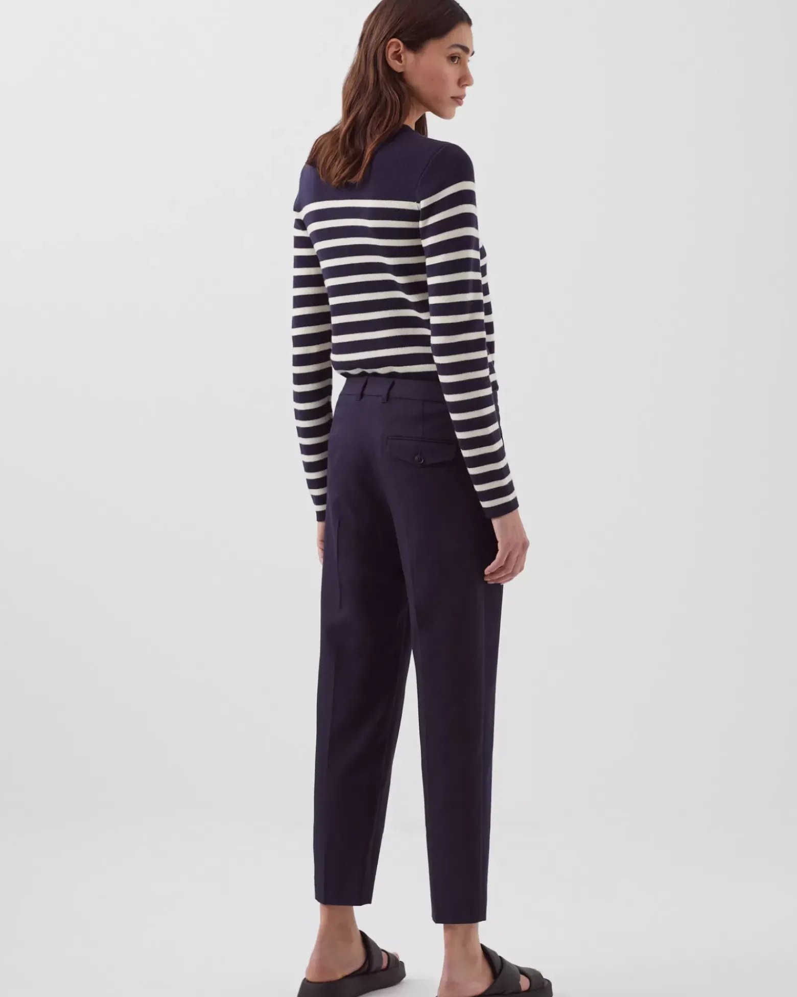 Pantalons|Comptoir des Cotonniers Marguerite - Pantalon Cigarette 7012C 69 Navy