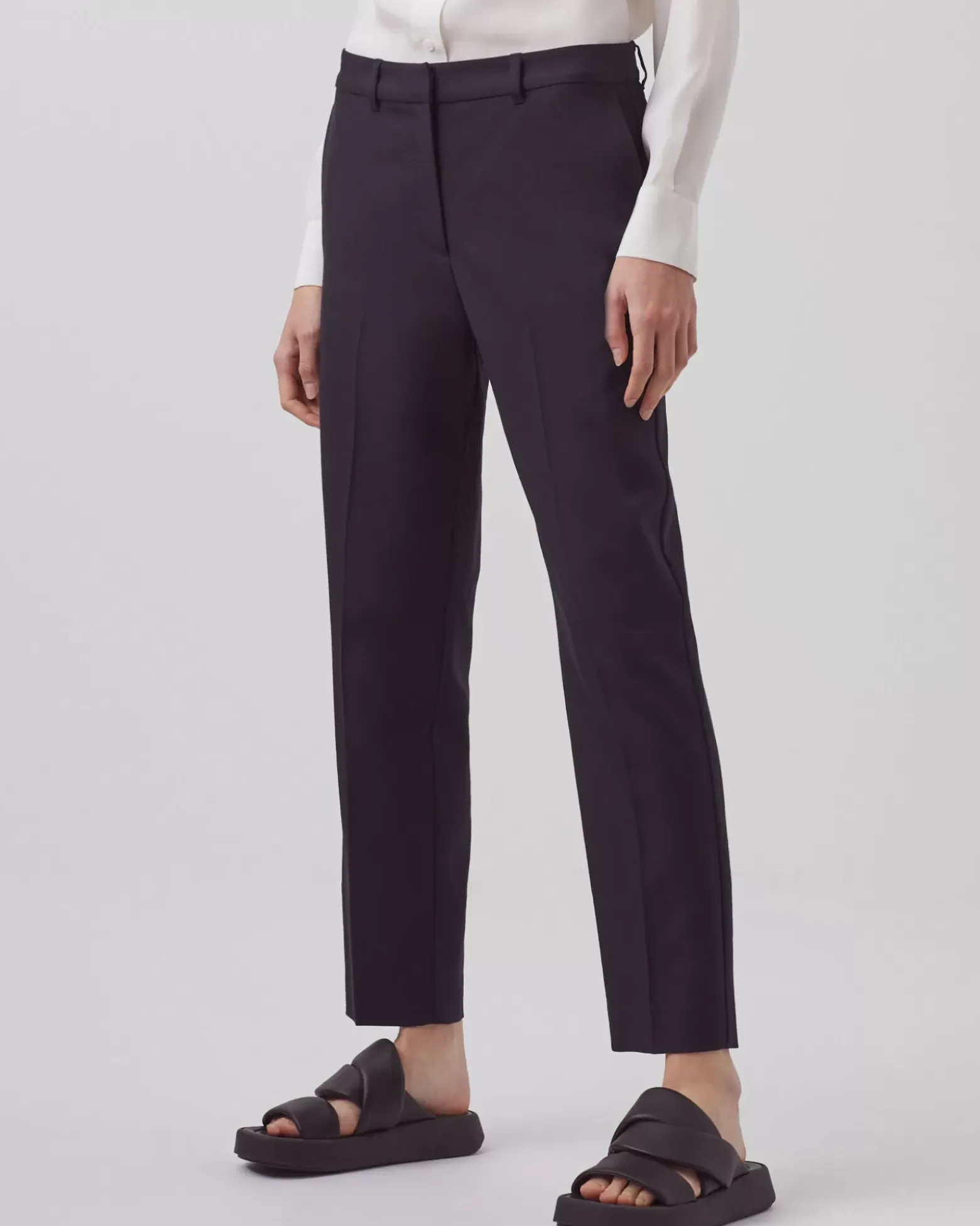 Pantalons|Comptoir des Cotonniers Marguerite - Pantalon Cigarette 4216 Black_Beauty