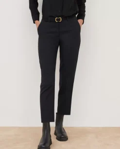 Pantalons|Comptoir des Cotonniers Marguerite - Pantalon Cigarette 4216 Black_Beauty