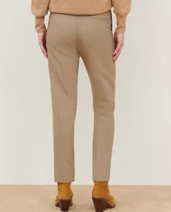 Pantalons|Comptoir des Cotonniers Marguerite - Pantalon Cigarette 0311 Beige