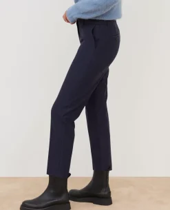 Pantalons|Comptoir des Cotonniers Marguerite - Pantalon Cigarette 4277 Night_Sky