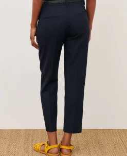 Pantalons|Comptoir des Cotonniers Marguerite - Pantalon Cigarette Night Sky