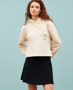 Jupes & Shorts|Comptoir des Cotonniers Mini Jupe En Laine 8891 09 Black