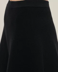Jupes & Shorts|Comptoir des Cotonniers Mini Jupe En Laine 8891 09 Black