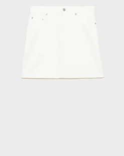 Jupes & Shorts|Comptoir des Cotonniers Minijupe En Jean 0003 White Denim