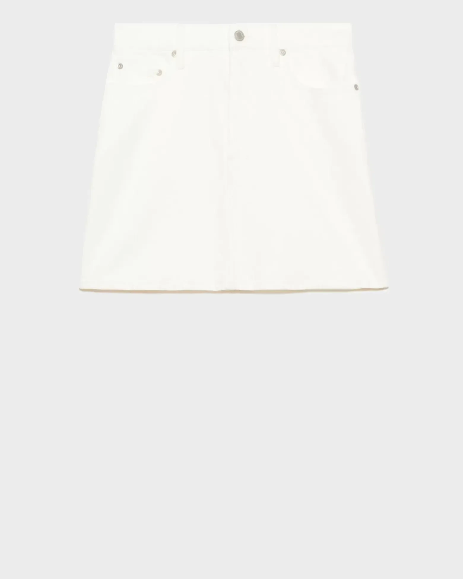 Jupes & Shorts|Comptoir des Cotonniers Minijupe En Jean 0003 White Denim