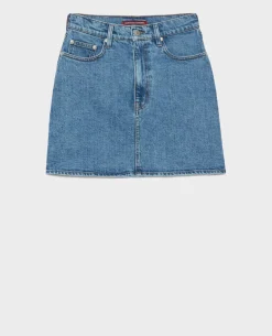 Jupes & Shorts|Comptoir des Cotonniers Minijupe En Jean 0642 Vintage Wash Denim