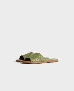Chaussures|Comptoir des Cotonniers Pam - Sandales En Cuir 58 Green