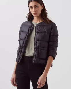 Vestes & Trenchs|Comptoir des Cotonniers Plume - Doudoune Ultra Legere 09 Black