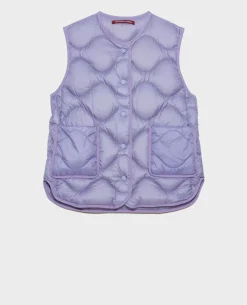 Vestes & Trenchs|Comptoir des Cotonniers Plume - Veste Sans Manches 0720 Persian Violet