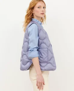 Vestes & Trenchs|Comptoir des Cotonniers Plume - Veste Sans Manches 0720 Persian Violet