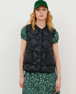 Vestes & Trenchs|Comptoir des Cotonniers Plume - Veste Sans Manches 0093 Black