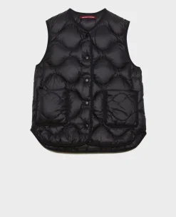 Vestes & Trenchs|Comptoir des Cotonniers Plume - Veste Sans Manches 0093 Black