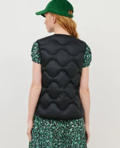 Vestes & Trenchs|Comptoir des Cotonniers Plume - Veste Sans Manches 0093 Black