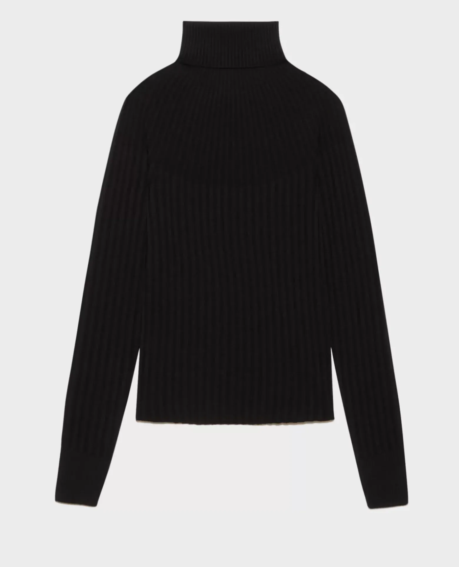 Maille|Comptoir des Cotonniers Pull Chaussette En Laine Merinos 8853 09 Black