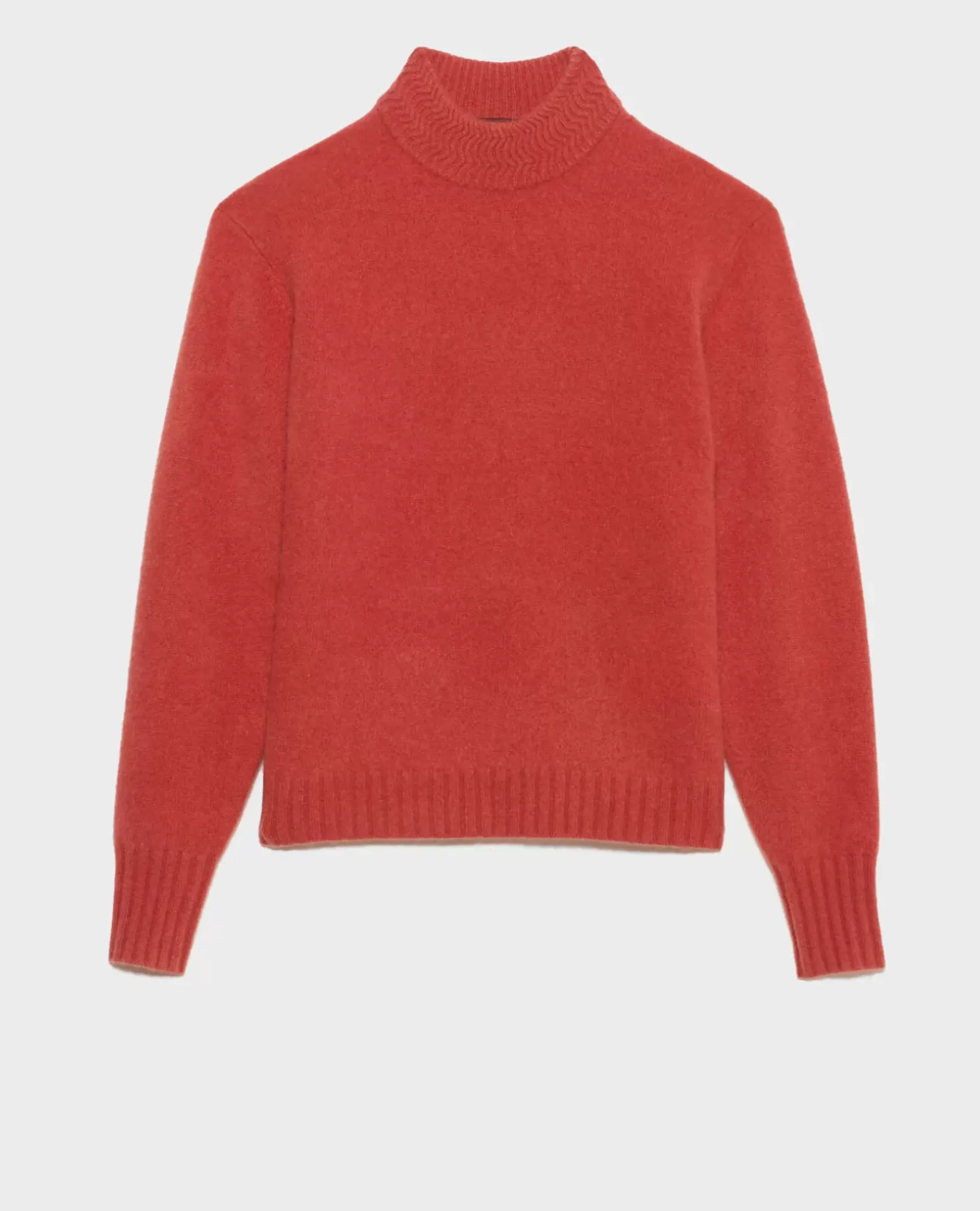 Maille|Comptoir des Cotonniers Pull Col Montant En Cachemire 8830 16 Red