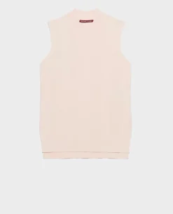 Maille|Comptoir des Cotonniers Pull Debardeur En Coton 0100 Pink Marshmallow