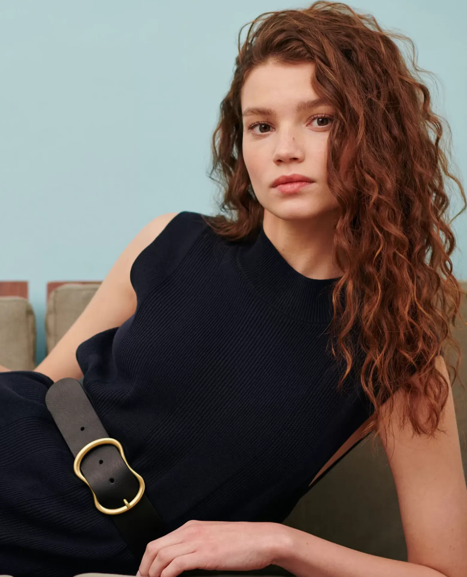 Maille|Comptoir des Cotonniers Pull Debardeur En Coton 4277 Night_Sky