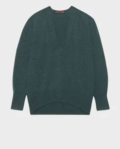 Maille|Comptoir des Cotonniers Pull En Cachemire 8817 58 Darkgreen