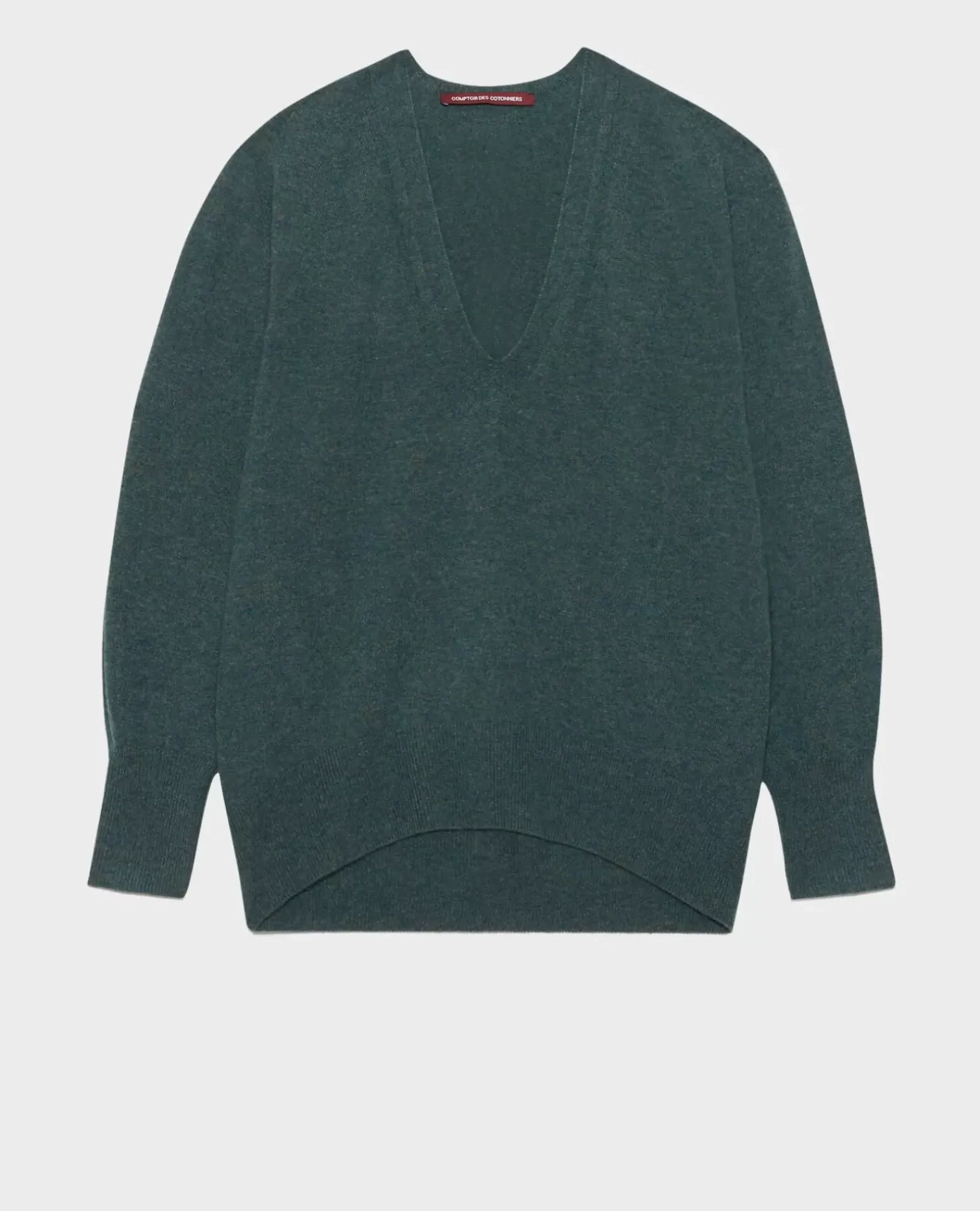 Maille|Comptoir des Cotonniers Pull En Cachemire 8817 58 Darkgreen