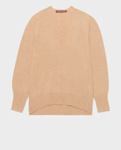 Maille|Comptoir des Cotonniers Pull En Cachemire 8803 32 Beige