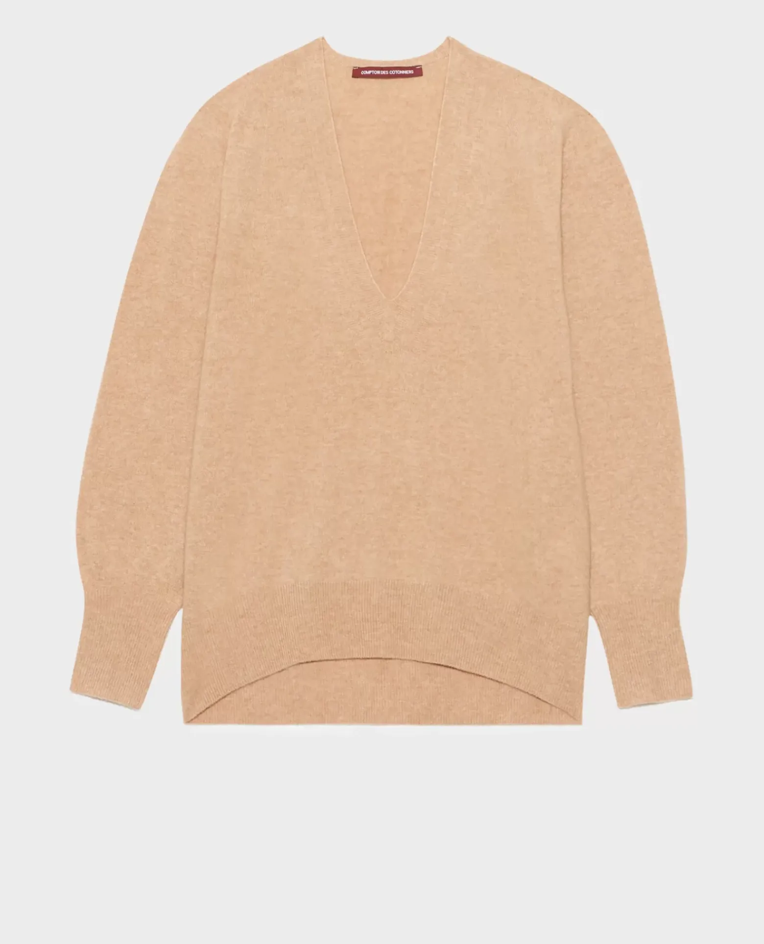 Maille|Comptoir des Cotonniers Pull En Cachemire 8803 32 Beige