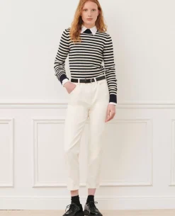 Jeans|Comptoir des Cotonniers Rita - Slouchy - Jean Ample En Coton 7209C 108 Denim White